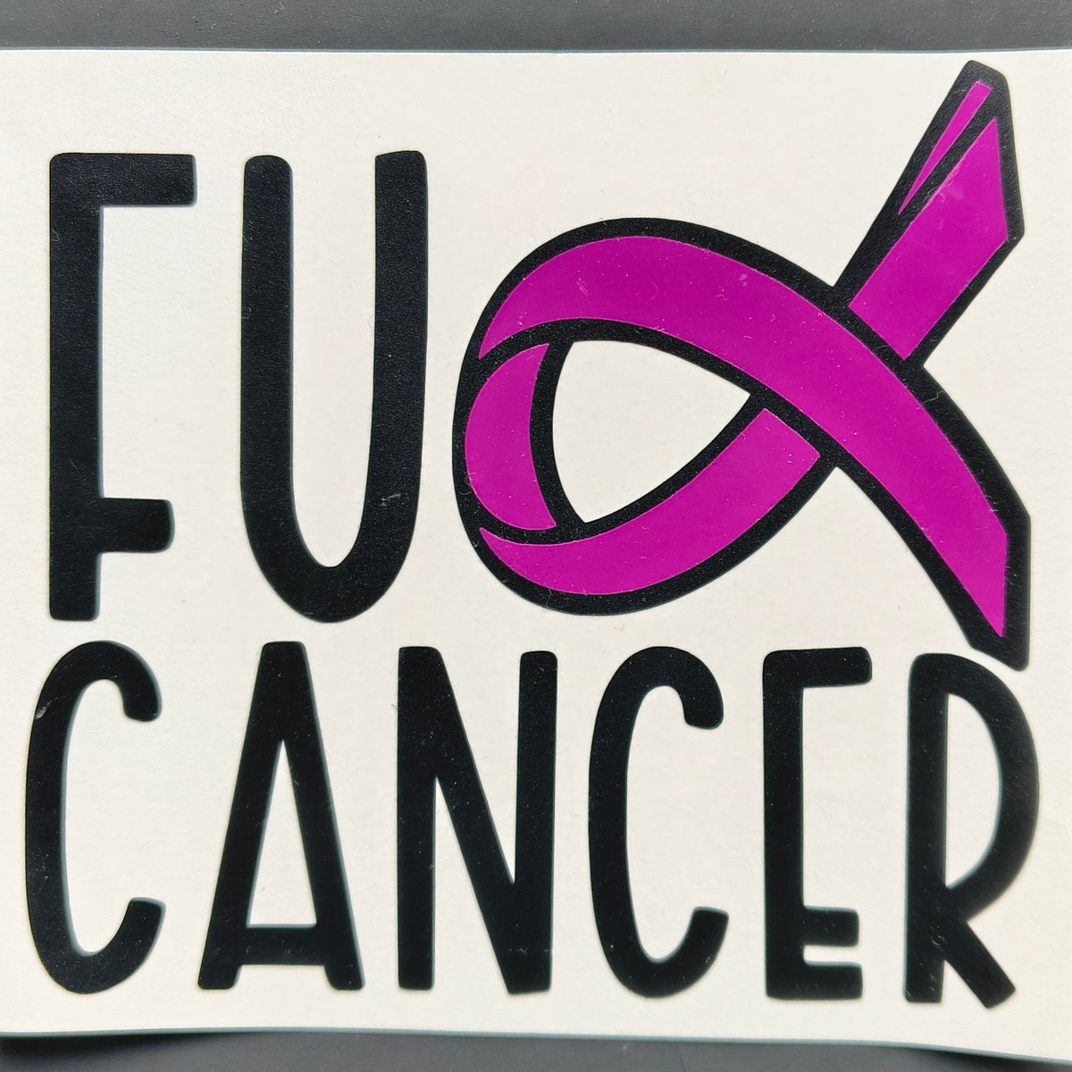 Vinyl Decal for Cancer